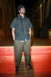 Theories Stamp Lounge Pant Contour Green