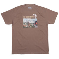 Theories Majesties Garment-Dyed Tee Washed Brown