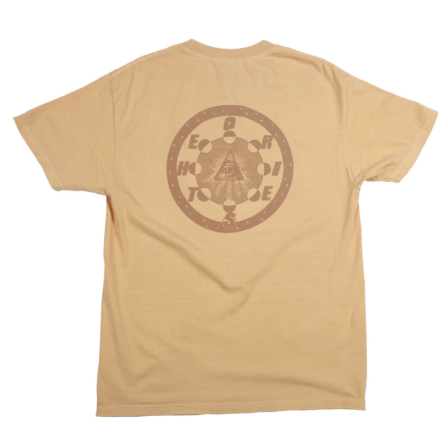 Theories Morning Star Tee Garment Dyed Tee Mustard