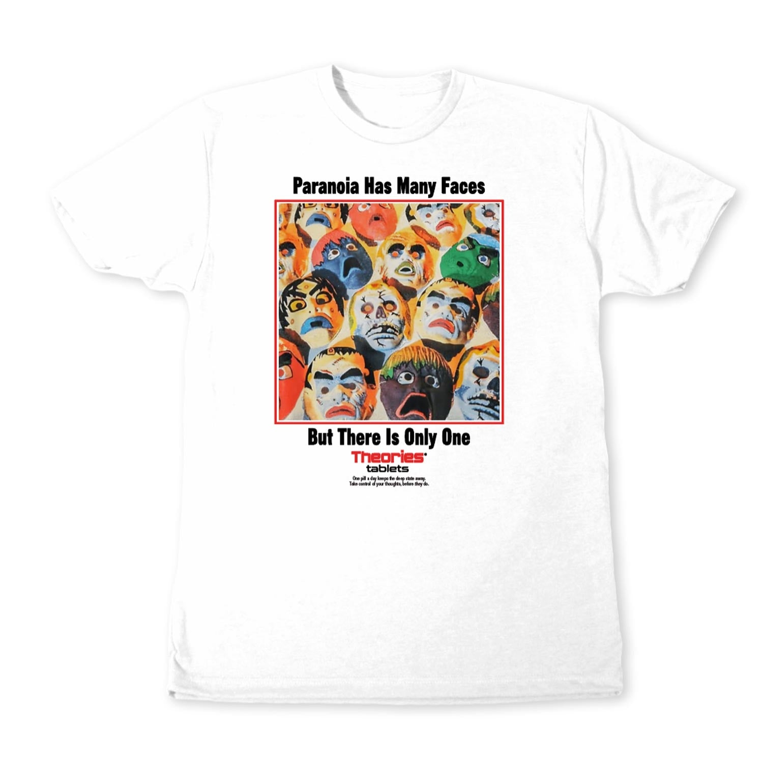 Theories Paranoia Tee White