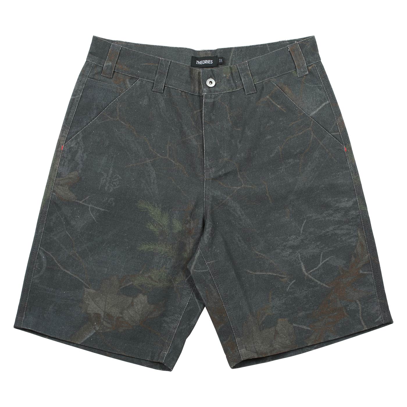 Theories Cadet Shorts Ash Timber Camo VORBESTELLUNG