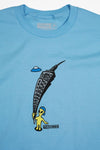 Theories Rave Kid Tee Light Blue