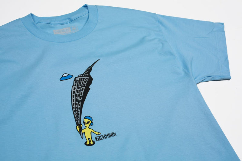 Theories Rave Kid Tee Light Blue