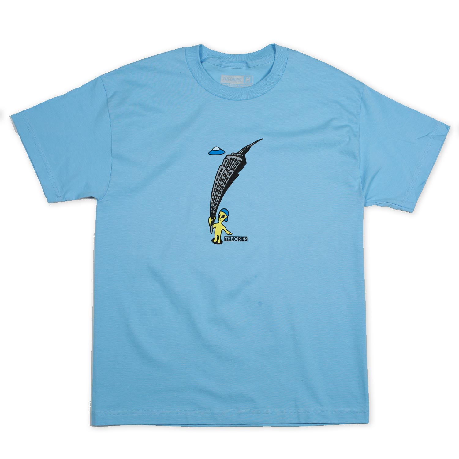 Theories Rave Kid Tee Light Blue