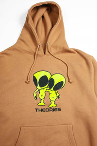 Theories Twins Hoodie Saddle Brown