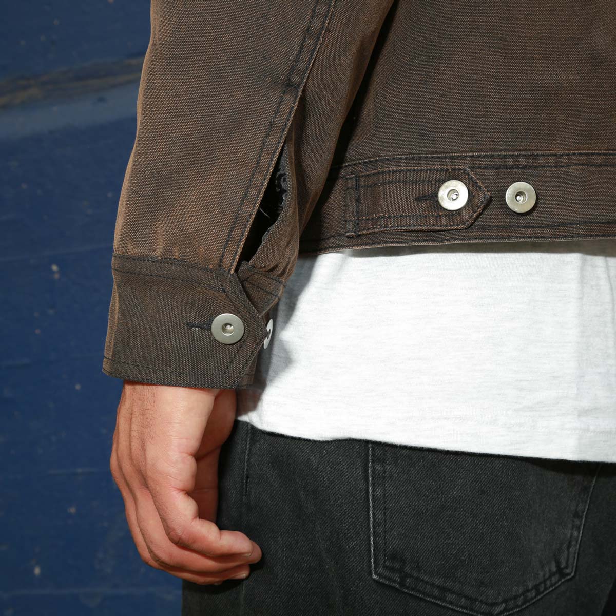 Theories Carpenter Work Jacket Washed Copper