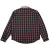 Theories CASCADIA CORD COLLAR FLANNEL Shirt Black Back