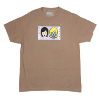 Theories Consume Garment Dyed Tee Faded Brown