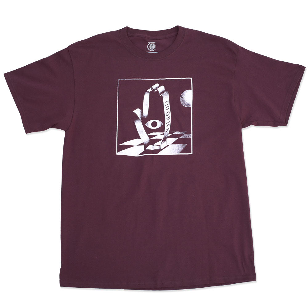 Theories Dimensions Tee Eggplant Front