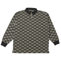 Theories ESP Long Sleeve Polo Shirt Navy Front