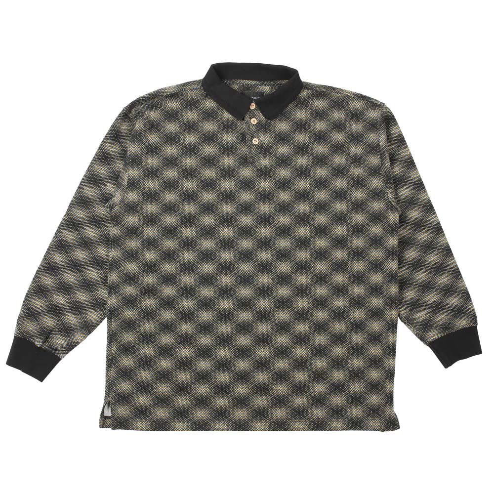 Theories ESP Long Sleeve Polo Shirt Navy Front
