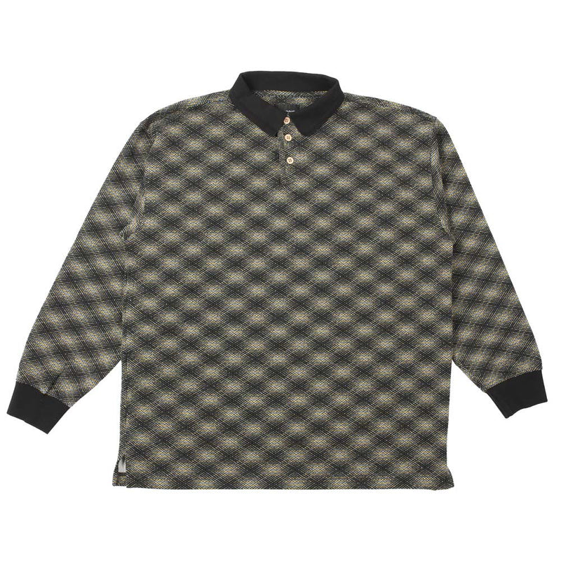 Theories ESP Long Sleeve Polo Shirt Navy Front