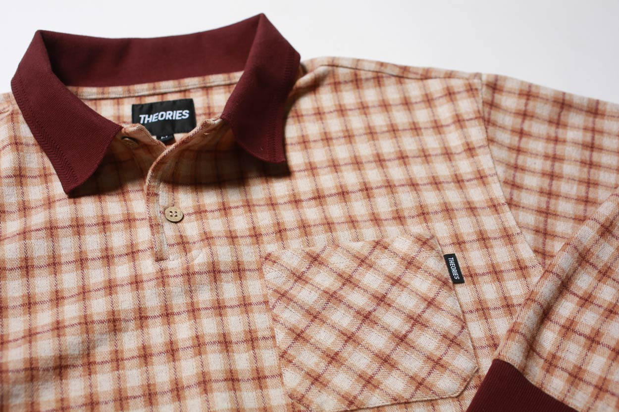 Theories E.S.P. Longsleeve Polohemd Peach - KEIN ANGEBOT FÜR SP PREBOOK