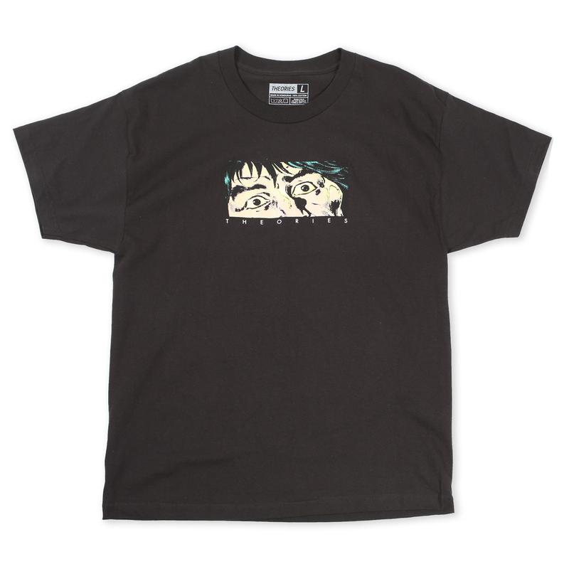 Theories Fixate Tee Black front