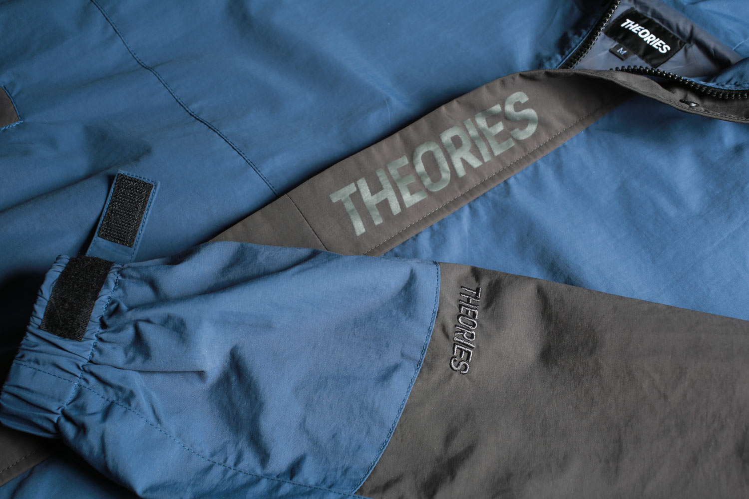 Theories Gale Shelljacke Blau und Grün