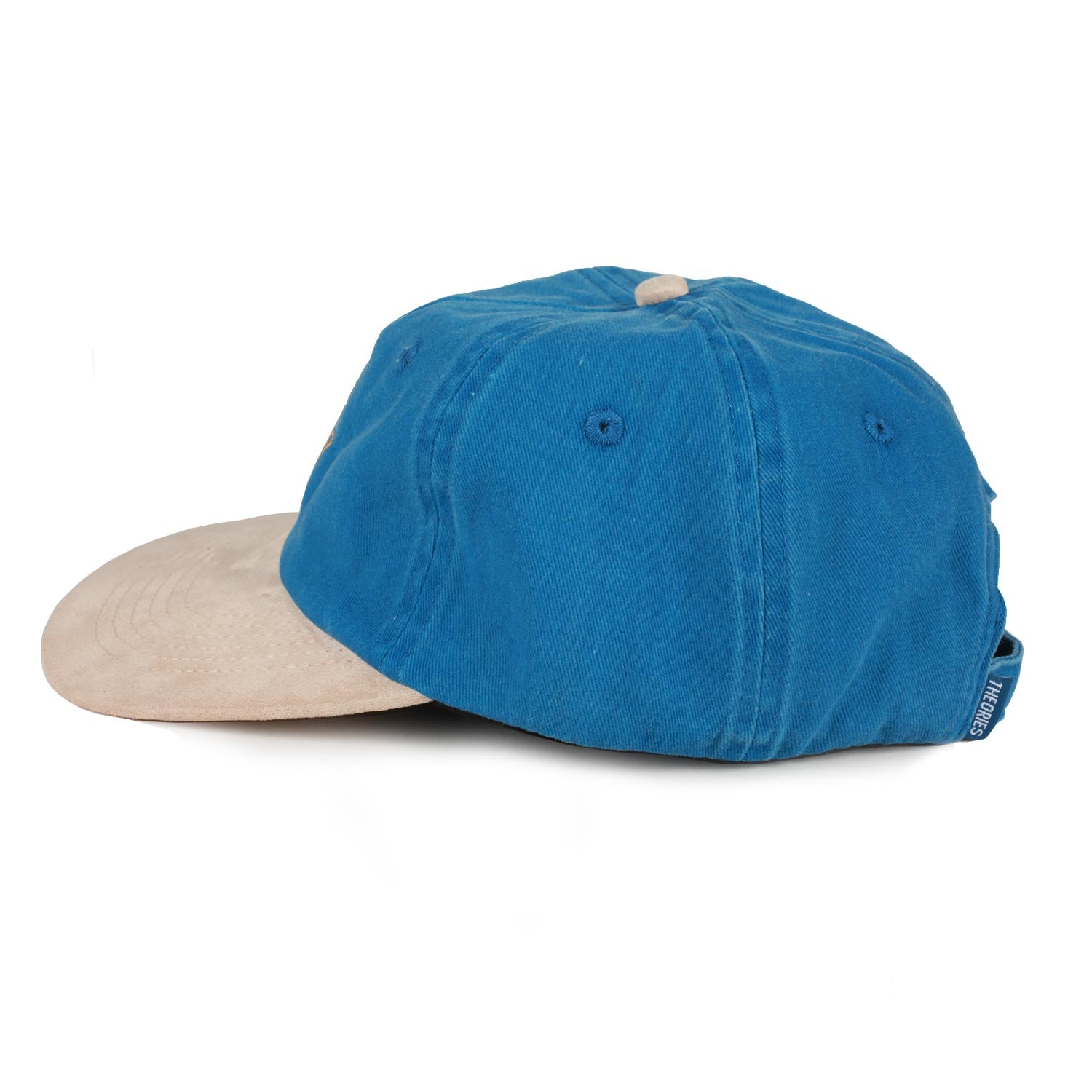 Theories HAND OF THEORIES SNAPBACK DENIM/BROWN SUEDE – THEORIES OF