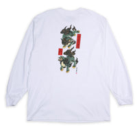 Theories Igei Dragon Longsleeve Tee White
