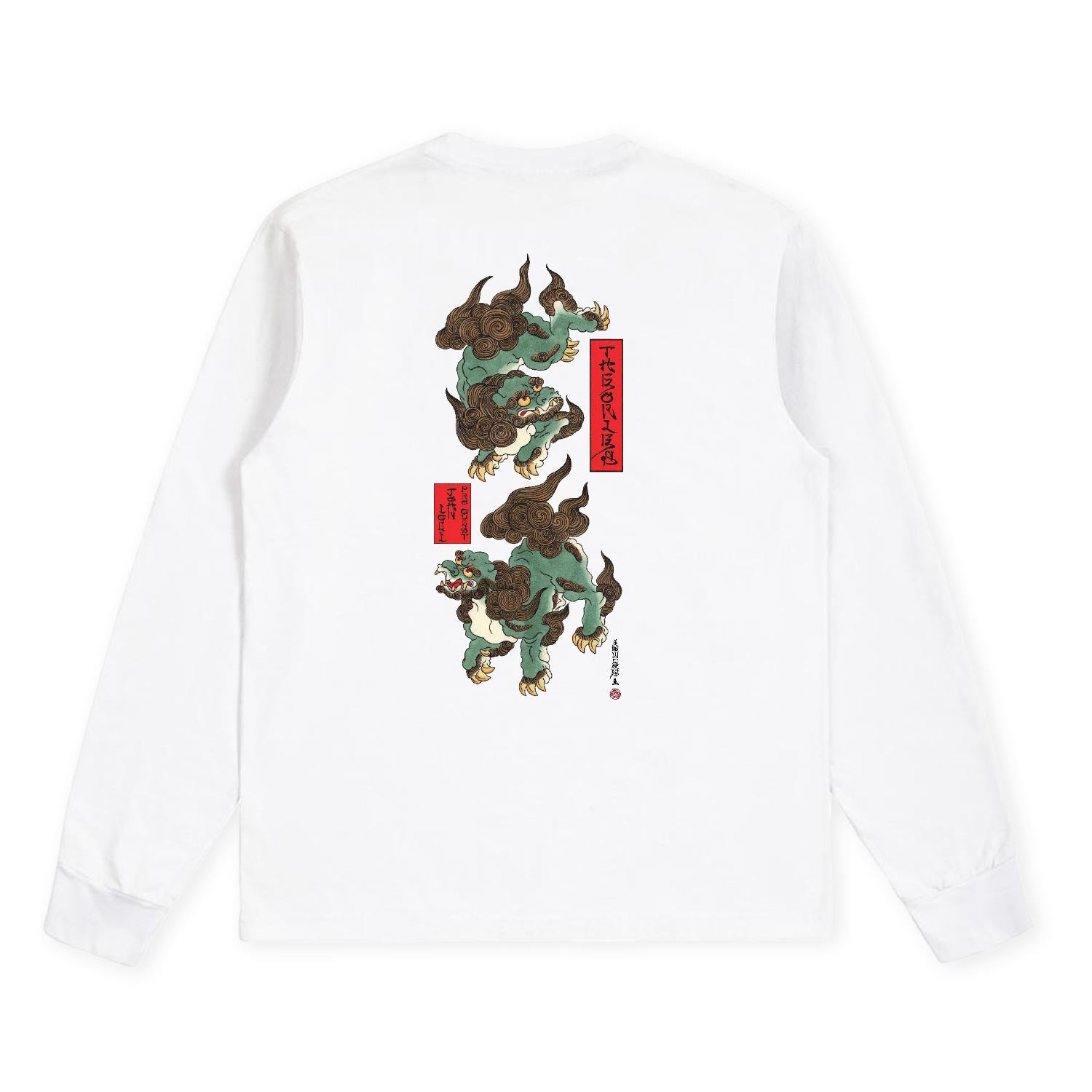 Theories Dragon Longsleeve Tee White PREBOOK