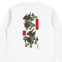 Theories Dragon Longsleeve Tee White PREBOOK