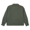 Theories Lantern Qulited Flannel Jacket Green