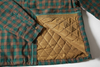 Theories Lantern Qulited Flannel Jacket Green