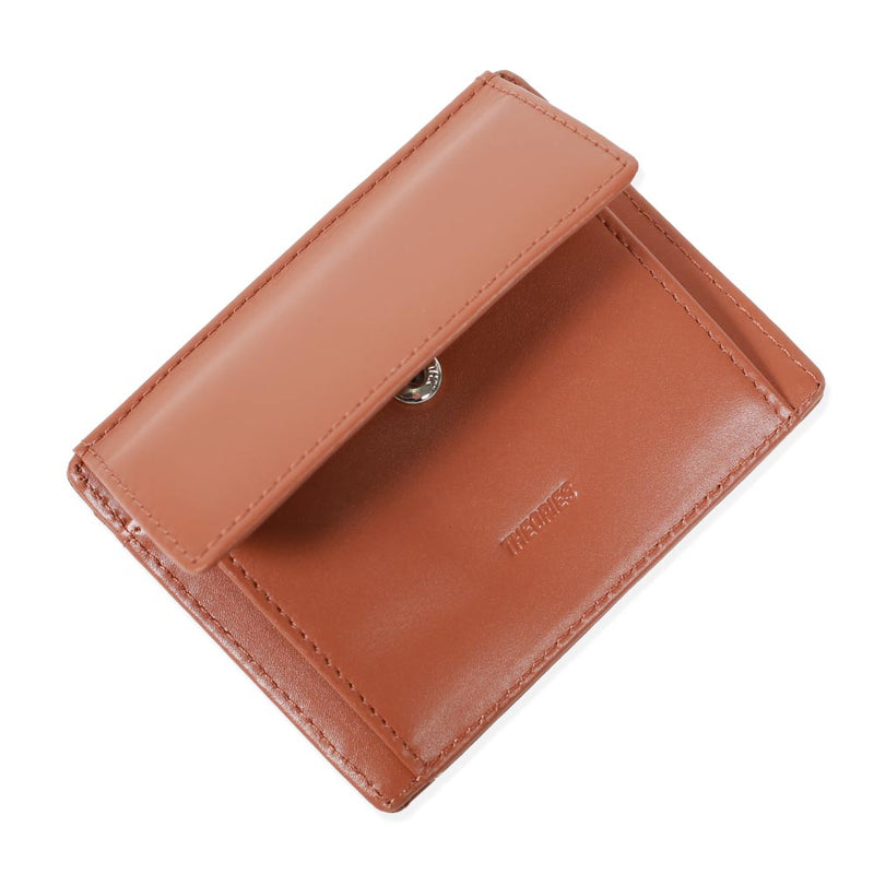 Theories LANTERN Genuine Leather Wallet BROWN Back Side