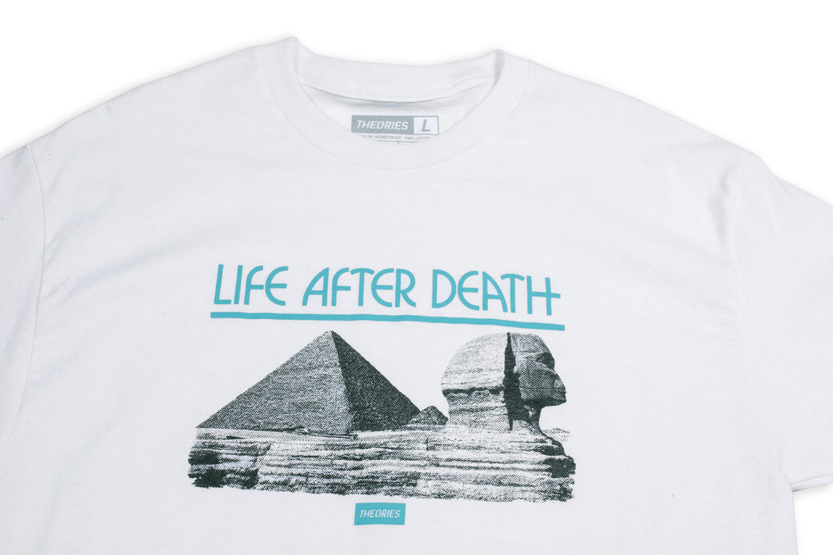 Theories Life After Death Tee White