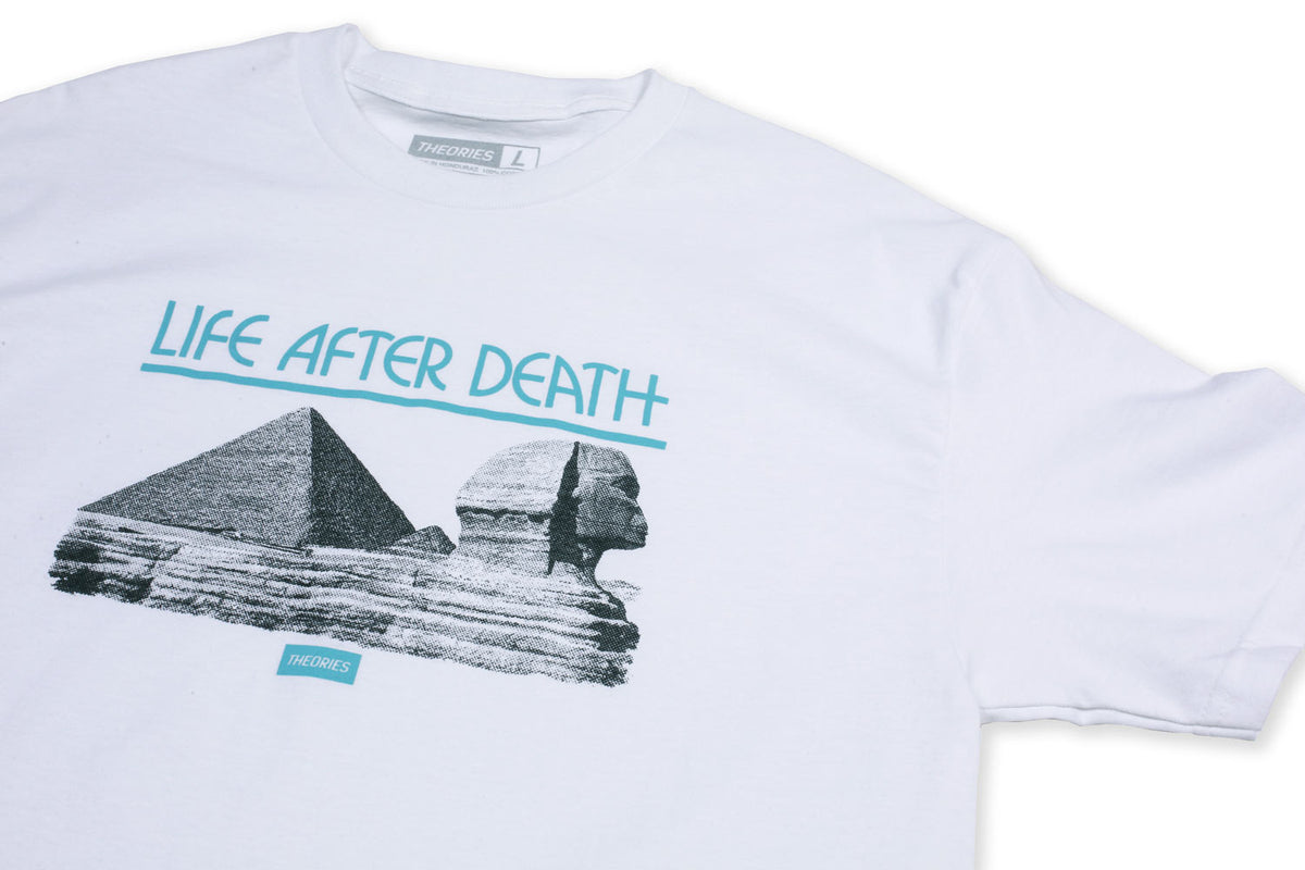 Theories Life After Death Tee White