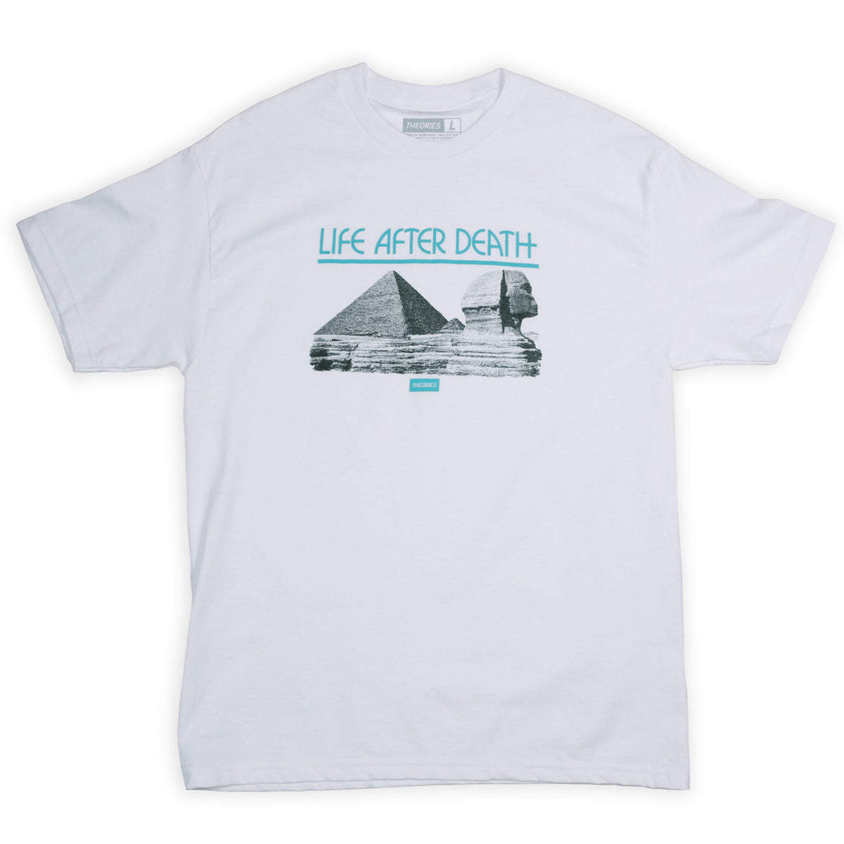 Theories Life After Death Tee White