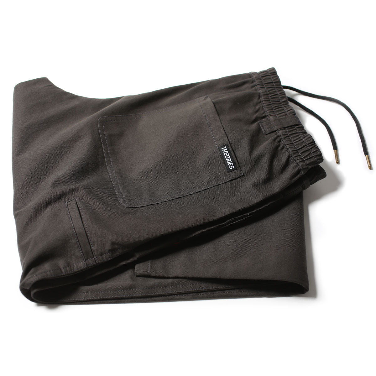 Theories Stamp Lounge Pant Charcoal