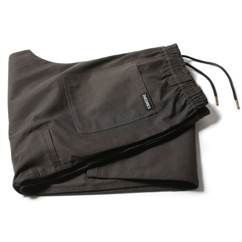 Theories Stamp Lounge Pant Charcoal