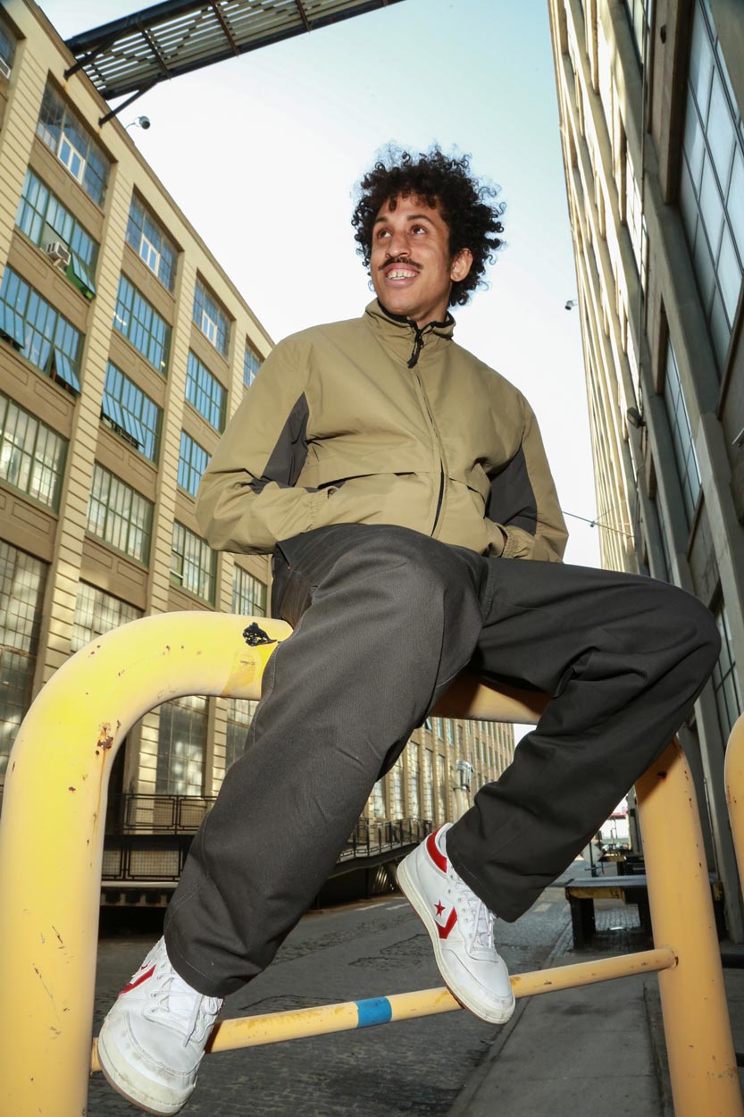 Theories Stamp Lounge Pant Charcoal