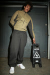 Theories Stamp Lounge Pant Charcoal