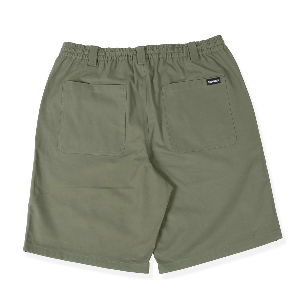 Theories STAMP LOUNGE SHORTS GREEN BACK