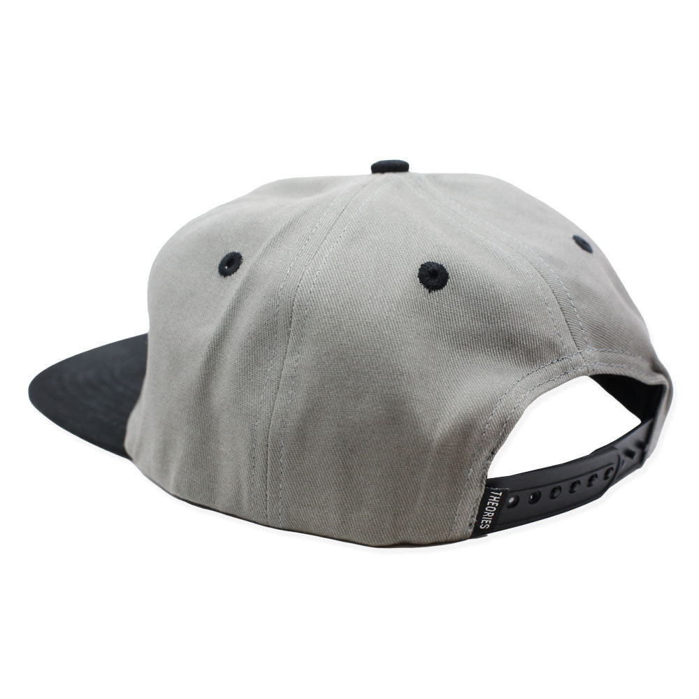 Theories Magic Bullet Snapback Hat Grey/Black Back