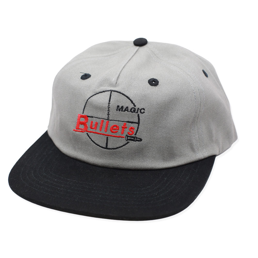 Theories Magic Bullet Snapback Hat Grey/Black Front