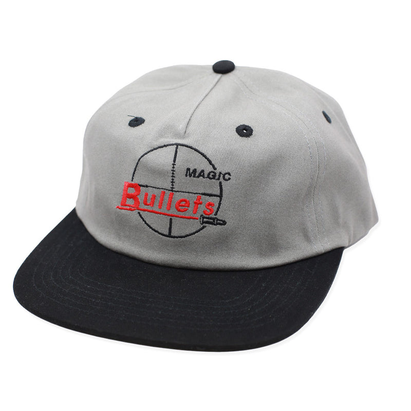 Theories Magic Bullet Snapback Hat Grey/Black Front