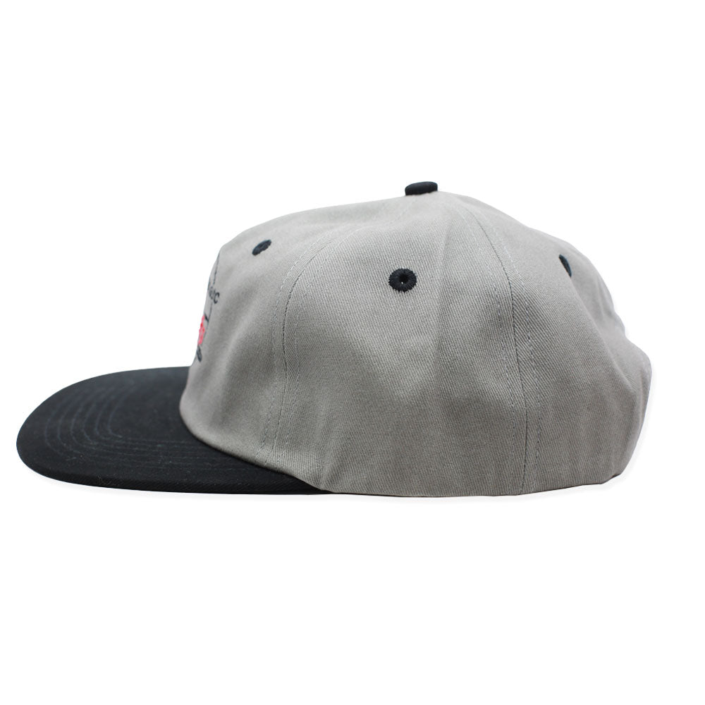 Theories Magic Bullet Snapback Hat Grey/Black Side
