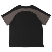 Theories MIDFIELD PIQUE Tee Black/Grey Back