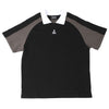 Theories MIDFIELD PIQUE Tee Black/Grey Front