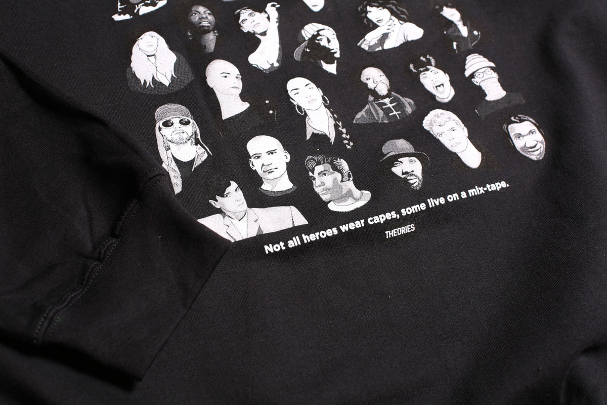 Theories Mixtape Crewneck Black