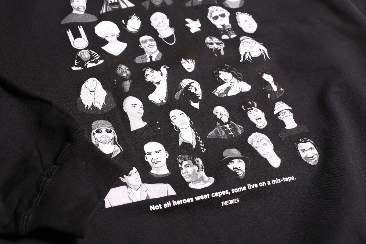 Theories Mixtape Crewneck Black