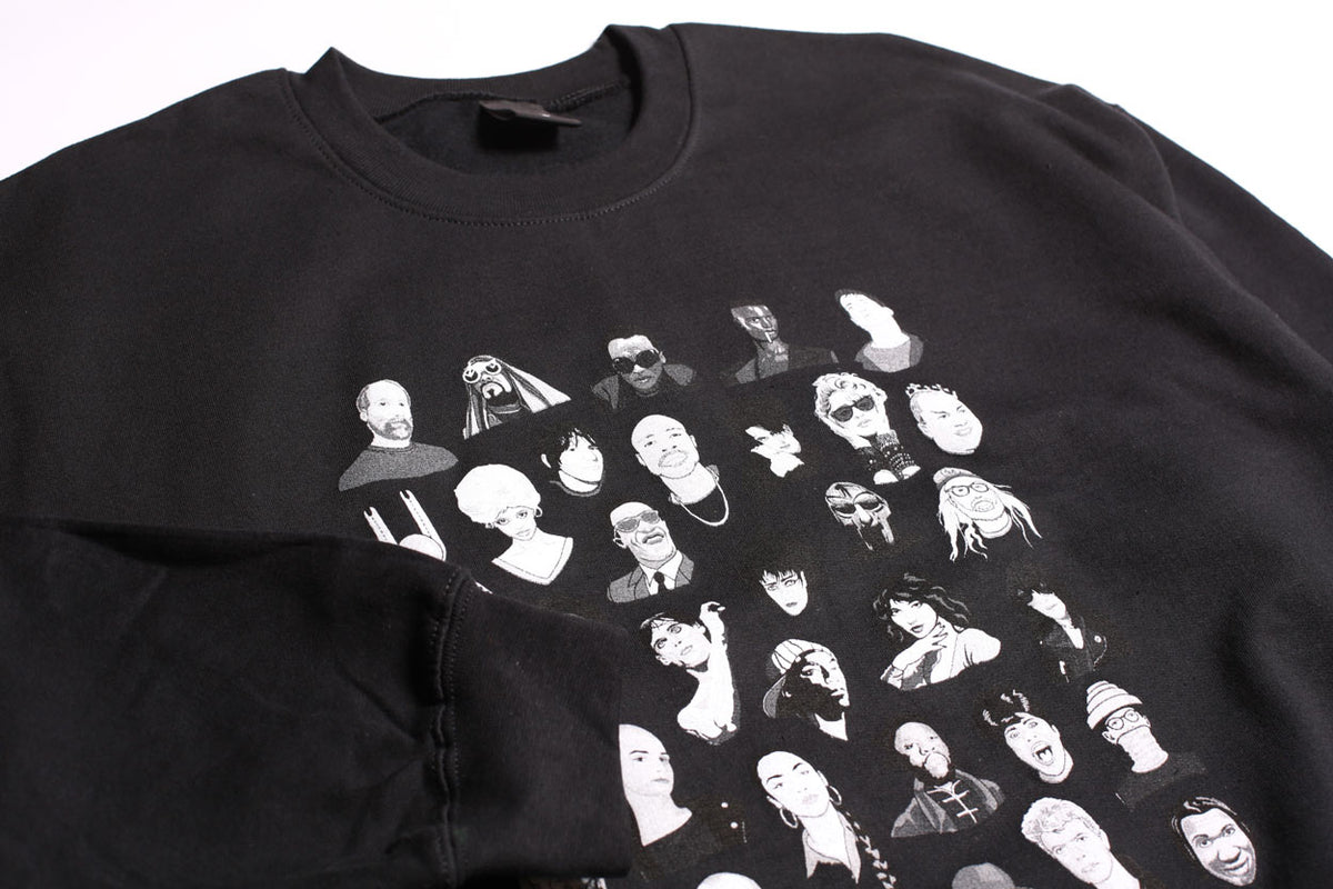 Theories Mixtape Crewneck Black