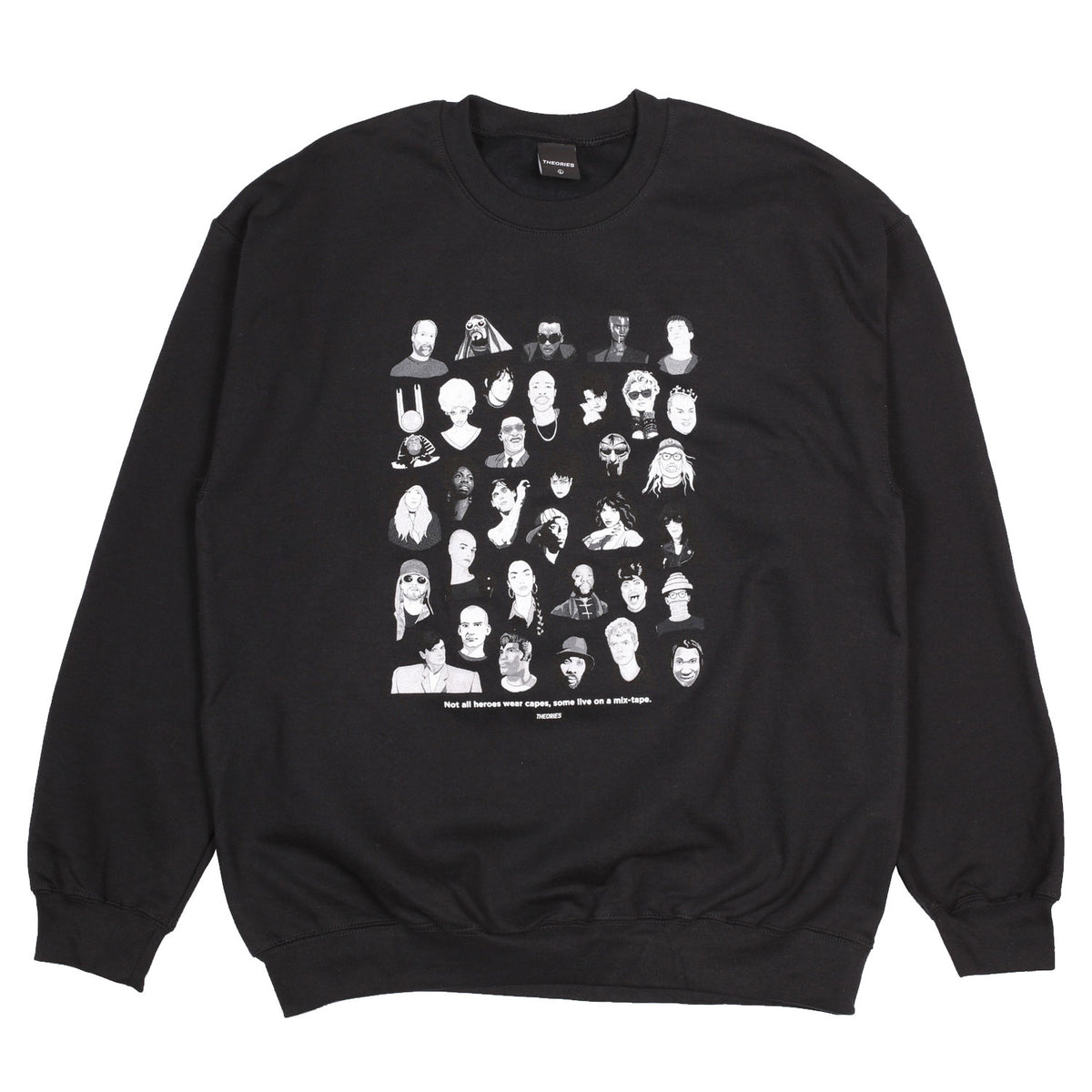 Theories Mixtape Crewneck Black