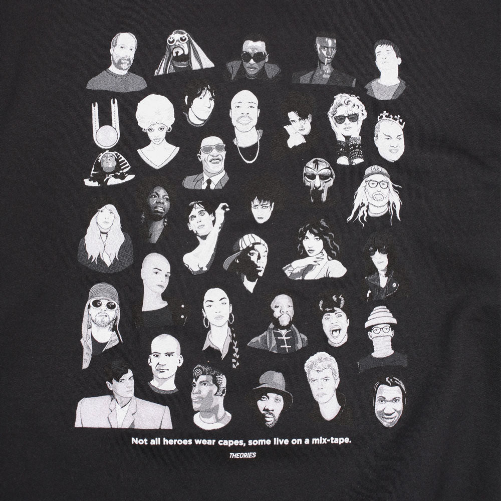 Theories Mixtape Crewneck Black