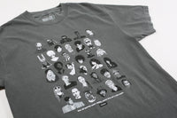 Theories Mixtape Tee Garment Dyed Faded Black