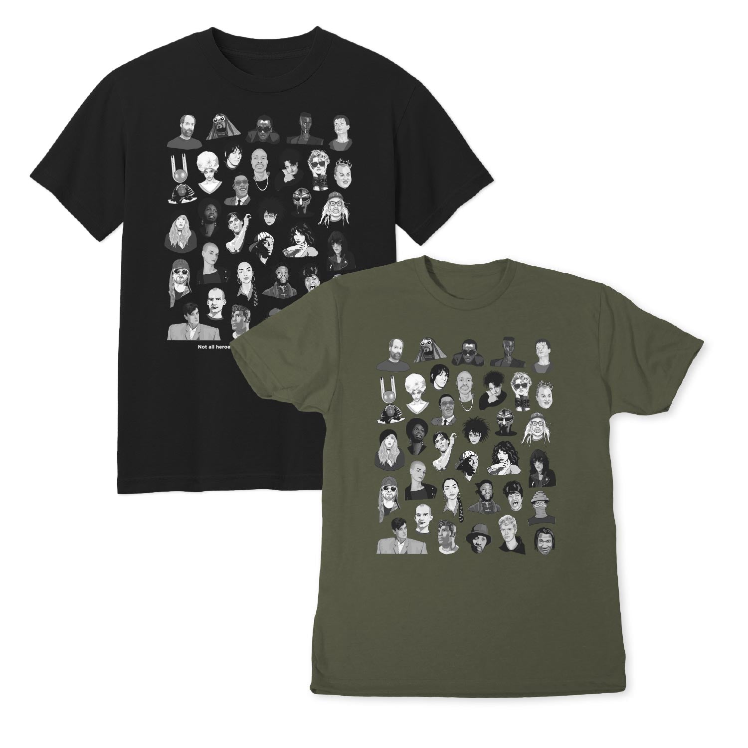 T-shirt Mixtape Theories Teint en pièce Noir délavé