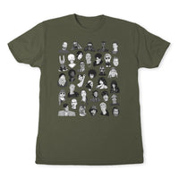 T-shirt Mixtape Theories Teint en pièce Noir délavé