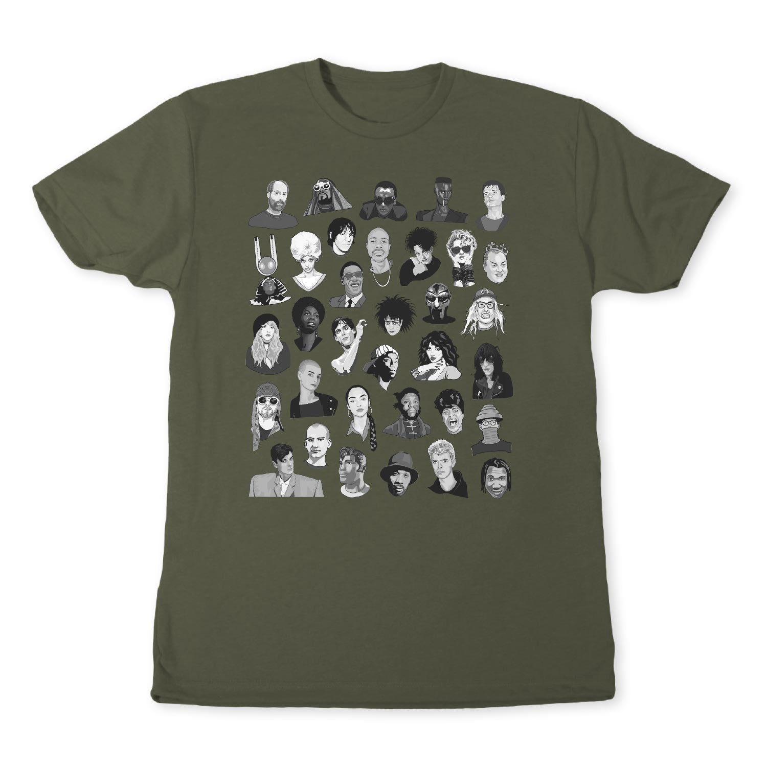T-shirt Mixtape Theories Teint en pièce Noir délavé