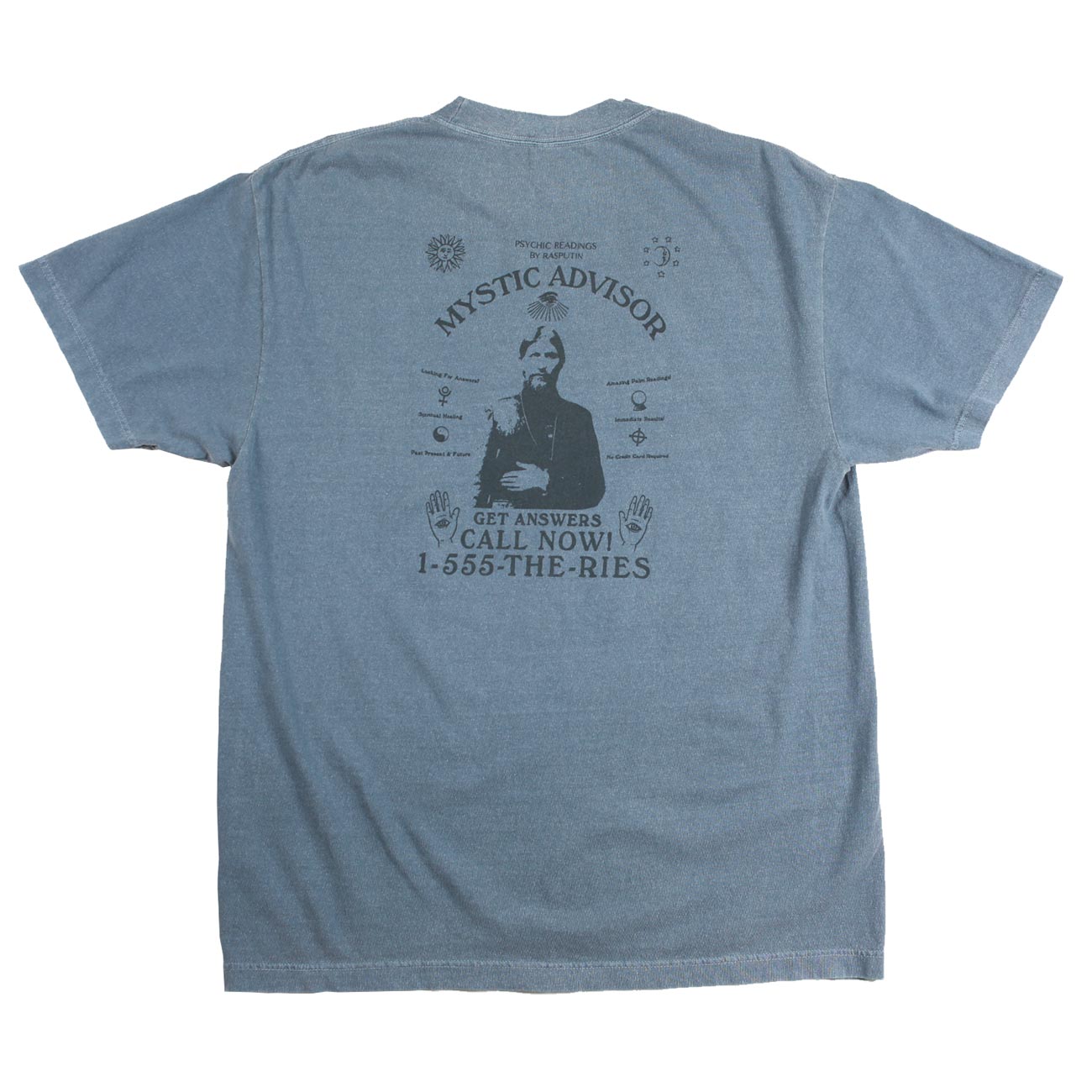 Theories Mystic Advisor Tee Garment Dyed Navy